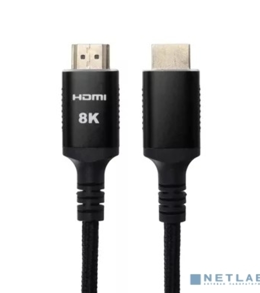 Кабель iOpen HDMI 19M/M,ver. 2.1 8KX60Hz (Econom) оплетка 3m ACG859B-3.0