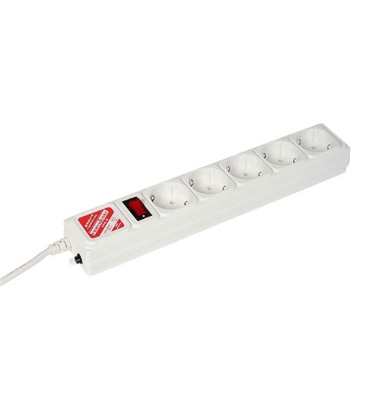 Сетевой фильтр Powercube SPG-B-15-WHITE 5 м, 5 розеток, белый, коробка
