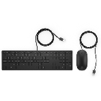 Комплект клавиатура+мышь HP Pavilion 400 проводной, USB, 1200 DPI, чёрный, фото 1