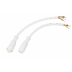 Соединительный кабель Rexant (3pin) герметичный (IP67) 3х0.5мм² белый, фото 1