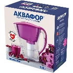 Кувшин Аквафор Аквамарин P81А5F цикламен 3.8л., фото 1