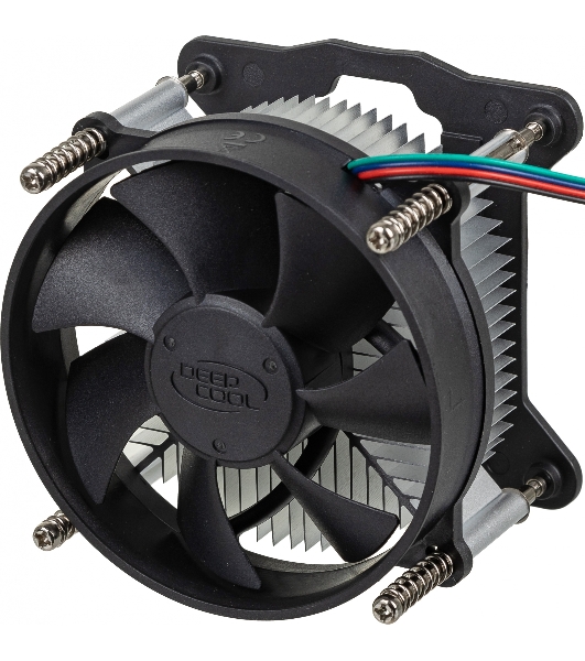 Кулер для процессора DEEPCOOL CK-11508 PWM черный, 92 мм, алюминий, 2200 об/мин, 30.1 дБ, 4 pin, 65 Вт, 70 мм