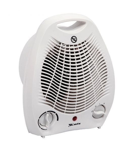 Тепловентилятор MTX FHS-2000, белый, 1000/2000 Вт, 25 м2, термостат