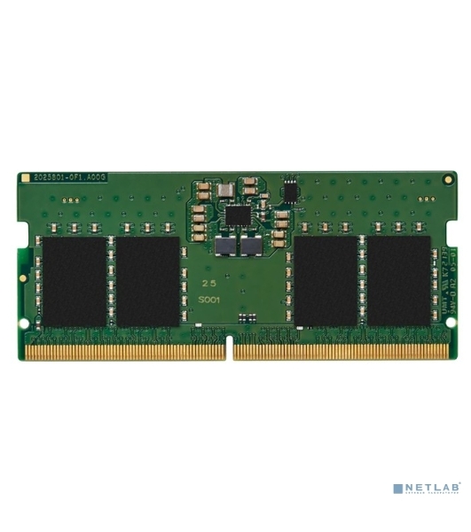 Оперативная память Kingston ValueRAM, DDR5, 8GB (1x8GB), 5600MHz, CL46, SO-DIMM