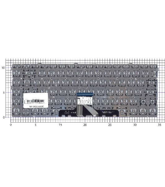 Клавиатура для ноутбука HP Pavilion 14-DV 14-DW серебристая