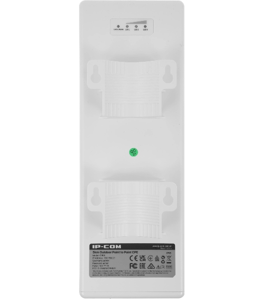 Наружная точка доступа IP-COM CPE9, 2,4 ГГц, до 150 Мбит/с, IP64, 1х12dbi, PoE, 2х100 Мбит/с, молниезащита 6000В