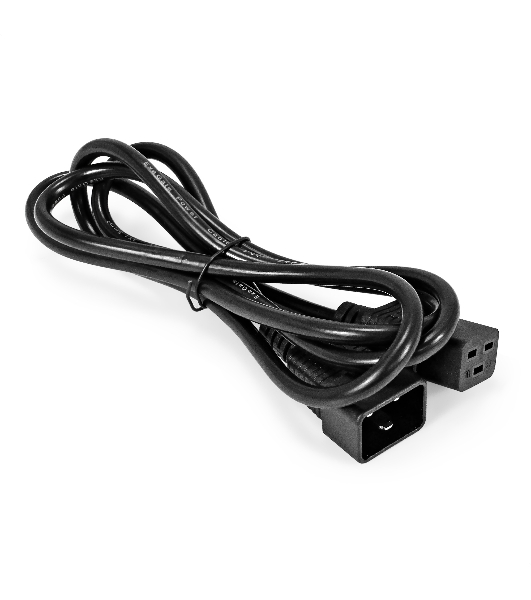 Кабель питания (UPS) ExeGate Special EC20-1,8S (IEC 320 C19->C20, 3*1.5мм2, CCA, черный, 1.8м)
