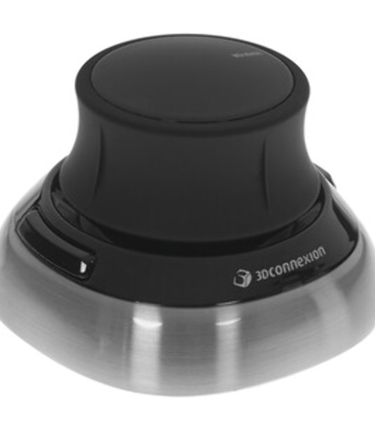 Мышь беспроводная 3DConnexion SpaceMouse Wireless (3DX-700115) черный/серебристый, радиоканал, Bluetooth, USB, кнопки - 2