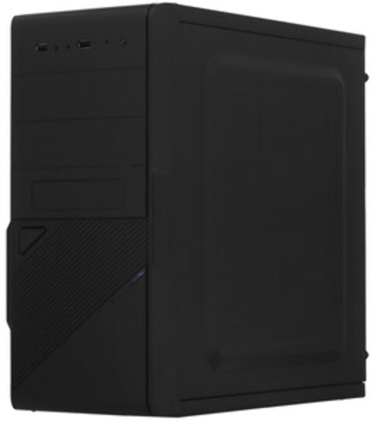 Компьютерный корпус ExeGate EX284019RUS Minitower BA-201 Black, mATX, (AA450, 80мм), 2*USB, Audio