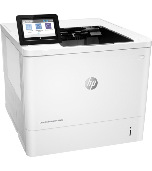 Принтер лазерный HP LaserJet Enterprise M612dn (7PS86A), A4, ч/б, печ. до 71 стр/мин., 1200 x 1200 dpi, USB, RJ-45, Air Print, Mopria
