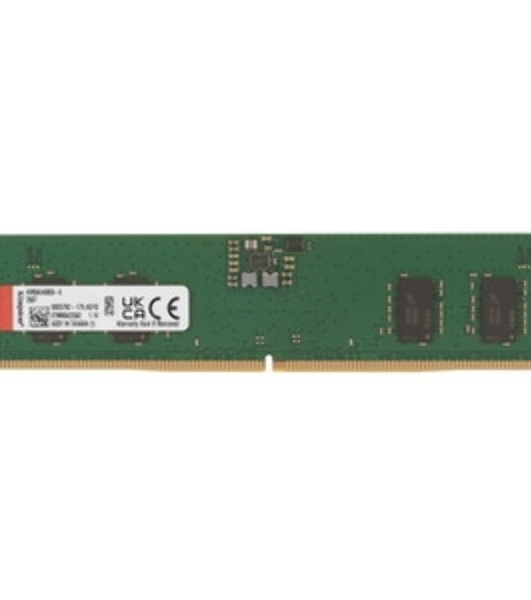 Оперативная память Kingston ValueRAM, DDR5, 8GB (1x8GB), 5600MHz, CL46, DIMM