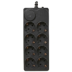 Сетевой фильтр Ippon BK-8-EU-3-10-B 3 м, 8 розеток, черный, коробка, фото6