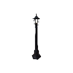 Светильник Ambrella light ST2037 BK/CL черный/прозрачный IP54 E27 max 40W D150*1100, фото5