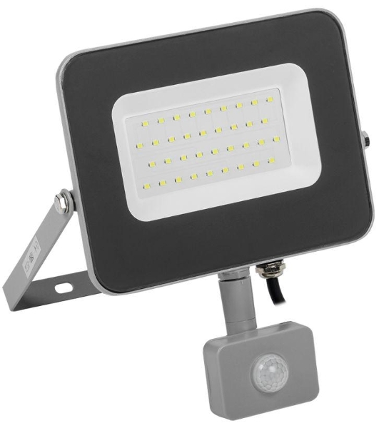 Прожектор IEK LPDO702-30-K03 СДО 07-30Д светодиодный серый с ДД IP44 IEK