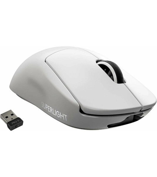 Мышь беспроводная Logitech G PRO X SUPERLIGHT 2 белый, 32000 dpi, радиоканал, USB, кнопки - 5