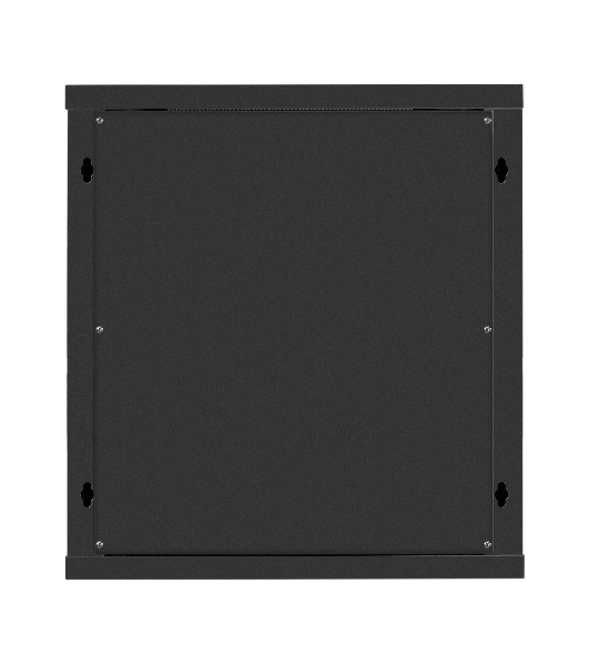 Шкаф телекоммуникационный 19' настенный 12U ExeGate EC-WM-12U.600.G.BLACK (19', 12U, 600x600x635 мм (ШхГхВ), передняя дверь закаленное стекло, съемные боковые панели, пыле- и влагозащита IP23, черный RAL 9004)