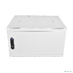 Шкаф коммутационный ЦМО (ШРН-6.350.1-9005) настенный 6U 600x350 мм пер. дв. металл 200 кг черный 300 мм 180 град., фото5