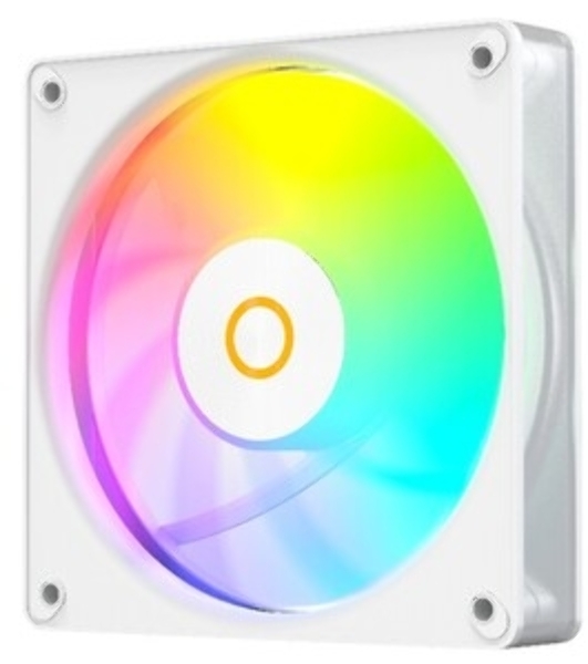 Вентилятор для корпуса Ocypus Gaммa F12 Elite WH ARGB REVERSE BLADE 3 IN 1, 120x120x25мм, 4-PIN PWM, 600-1800 RPM, 26 DBA MAX, HYDRO BEARING