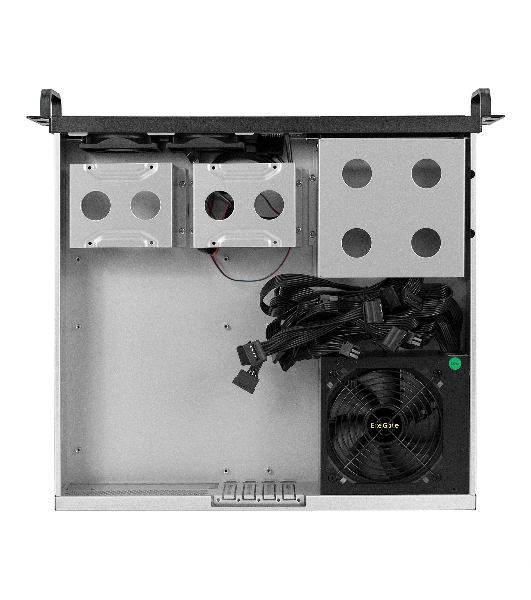 Серверный корпус ExeGate Pro 2U400-04 (RM 19', высота 2U, глубина 400, БП 700PAS, 2*USB)