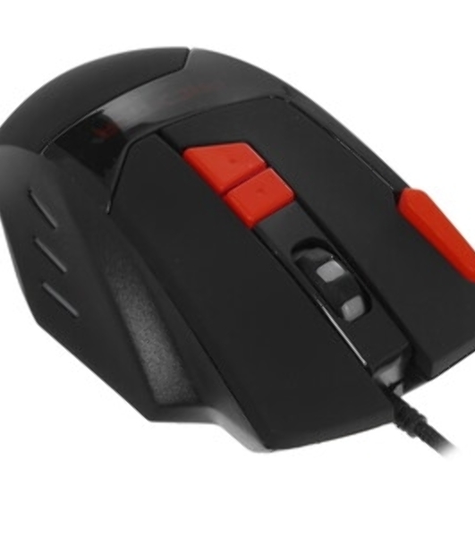 Мышь проводная Qumo Predator M80 черный, 3200 dpi, USB, кнопки - 8