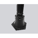 Светильник Ambrella light ST2037 BK/CL черный/прозрачный IP54 E27 max 40W D150*1100, фото4