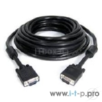 Кабель Gembird/Cablexpert VGA Premium, 15M/15M, 30м, черный, тройной экран, феррит.кольца, фото2