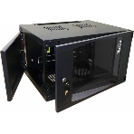 Шкаф настенный Next, 18U 550x450, стеклянная дверь, черный, фото2