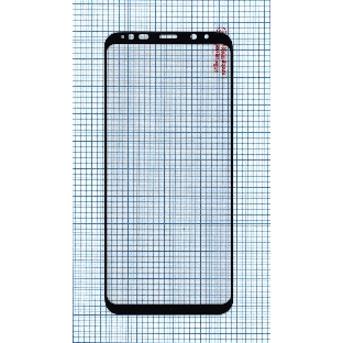 Защитное стекло 'Полное покрытие' для Samsung Galaxy S8 Plus черный