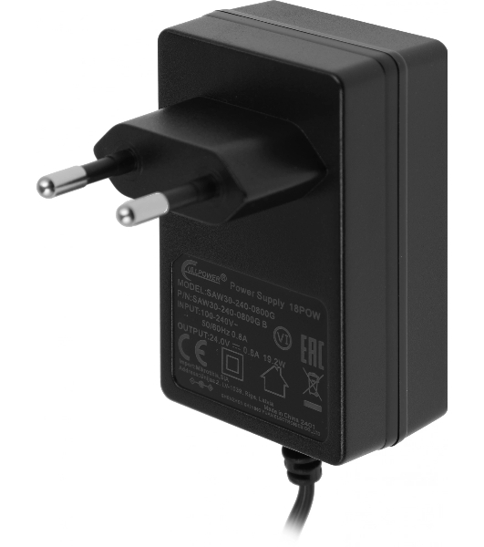 Сетевой адаптер MikroTik 18POW 24V 0.8A power supply