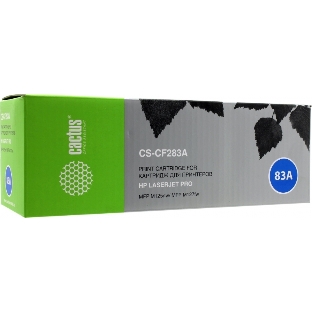 Картридж лазерный Cactus CS-CF283A черный (1500 стр.) для HP LaserJet Pro MFP M125nw, MFP M127fw