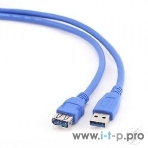Кабель Gembird PRO USB 3.0 удлинительный 1.8м AM/AF позол. контакты, пакет, фото2