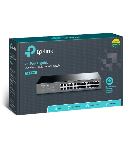 Коммутатор TP-Link TL-SG1024D Коммутатор 24-port Gigabit Switch