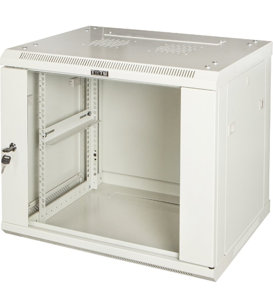 Шкаф настенный серии Pro, 12U 600x450, стеклянная дверь