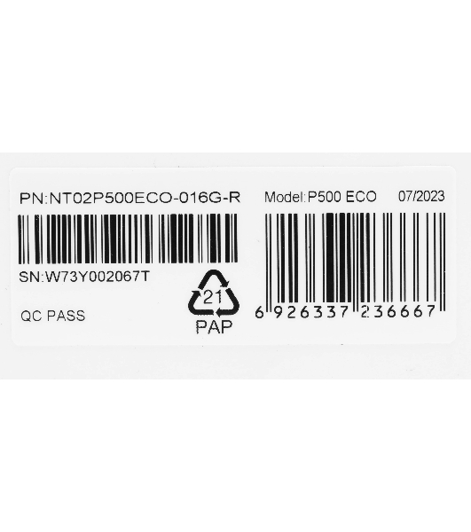 Флеш карта Netac P500 ECO 16Gb MicroSDHC C10 up to 80Mb/s, retail pack with SD Adapter