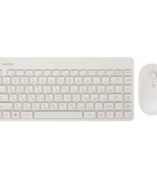 Комплект клавиатура+мышь Smartbuy 220349AG беспроводной, USB, 1600 DPI, белый