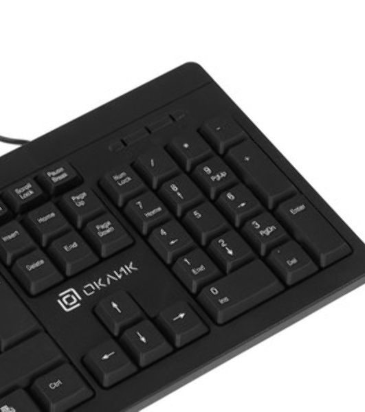 Клавиатура Oklick 95M проводная, USB Type-A, чёрный