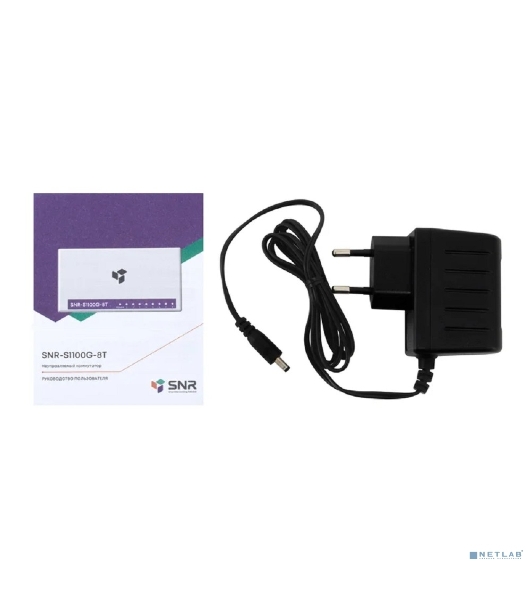 Коммутатор SNR SNR-S1100G-8T, 1Gbит/с, количество портов 8 шт, (L2)