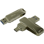 Флешка USB Netac U782C dual USB 3.0+TypeC 64Gb, retail version, фото2