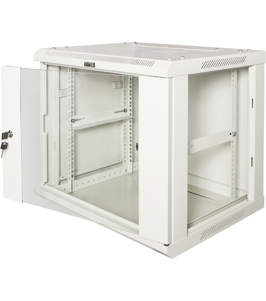 Шкаф настенный серии Pro, 12U 600x450, стеклянная дверь