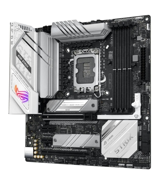 Материнская плата ASUS ROG STRIX B760-G GAMING WIFI, LGA 1700, Intel B760, 4xDDR5, 4xSATA, 2xM.2, 1xPCIe 5.0 x16, 1xPCIe 4.0 x4, 1xHDMI, 1xDP, 1x 2.5Gb LAN, 1xUSB-A 3.2 Gen 2, 2xUSB-A 3.2 Gen 1, 4xUSB-A 2.0, 1xUSB-C 3.2 Gen 1, 1xUSB-C 3.2 Gen 2x2, 5x3.5 мм, 7.1, mATX