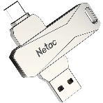 Флешка USB Netac U782C NT03U782C-128G-30PN dual USB 3.0+TypeC 128Gb, retail version, фото5