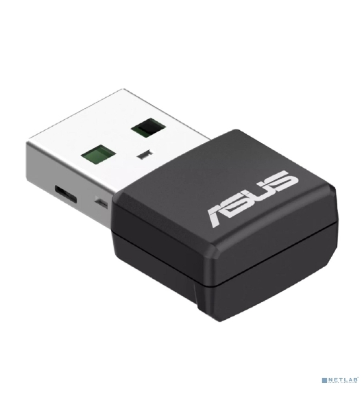 Адаптер Wi-Fi ASUS USB-AX55 NANO 90IG06X0-MO0B00 WI-FI 802.11ax/ac/a/g/n, 400 + 867 Mbps USB 3.0 Adapter + 2 антенны