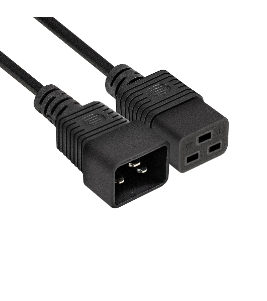 Кабель питания (UPS) ExeGate Special EC20-5S (IEC 320 C19->C20, 3*1.5мм2, CCA, черный, 5м)