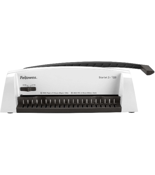 Переплетчик Fellowes Starlet 2+ (FS-52279) A4/перф.12л.сшив/макс.120л./пластик.пруж. (6-16мм)