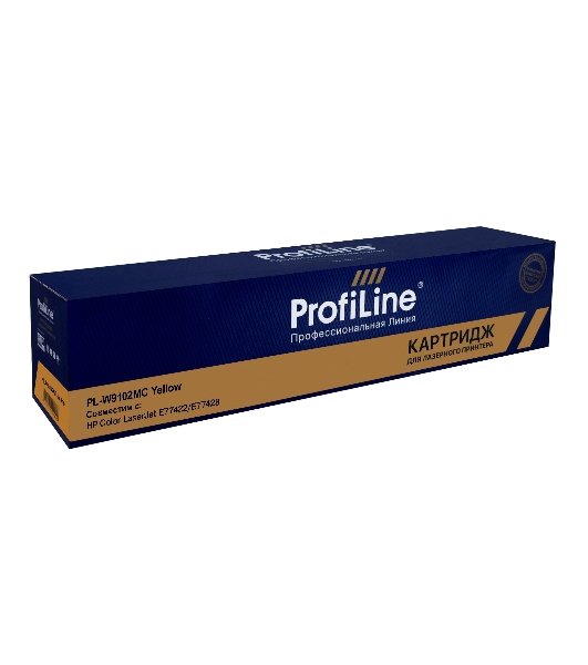 Картридж лазерный ProfiLine PL-W9102MC для принтеров HP Color LaserJet E77422/E77428 Yellow 20000 копий
