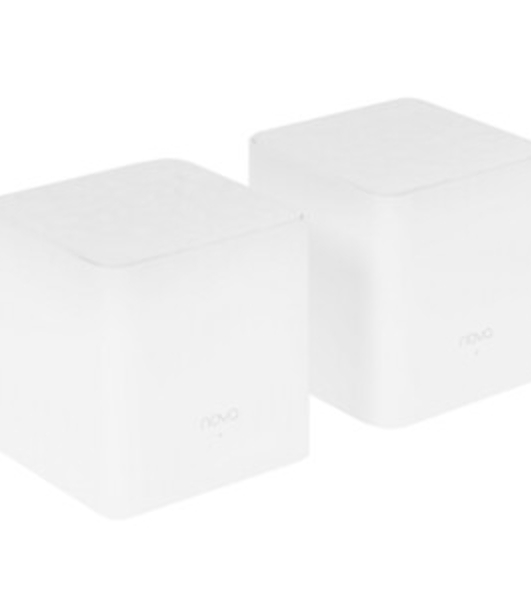 МаршрутизаторTenda nova MW3 (2 роутера) АС1200 Двухдиапазонная Wi-Fi Mesh система, 2 порта fast ethernet RJ45