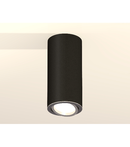 Светильник Ambrella Light XS7443003 SBK/PSL черный песок/серебро полированное MR16 GU5.3 (C7443, N7003)