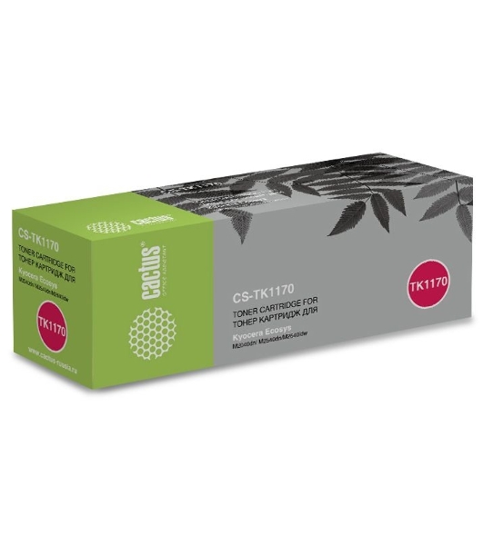Картридж лазерный Cactus CS-TK1170 черный (7200 стр.) для Kyocera Ecosys M2040dn/M2540dn/M2640idw
