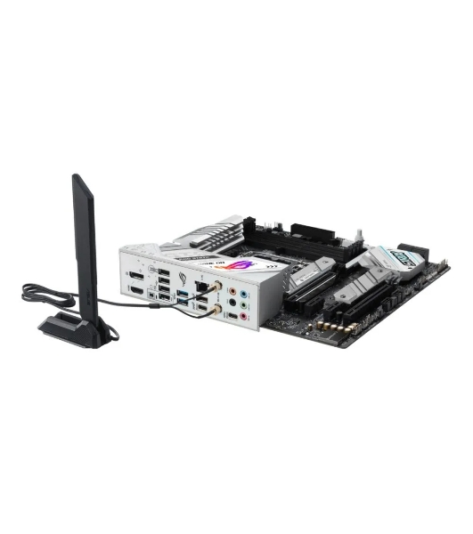 Материнская плата ASUS ROG STRIX B760-G GAMING WIFI, LGA 1700, Intel B760, 4xDDR5, 4xSATA, 2xM.2, 1xPCIe 5.0 x16, 1xPCIe 4.0 x4, 1xHDMI, 1xDP, 1x 2.5Gb LAN, 1xUSB-A 3.2 Gen 2, 2xUSB-A 3.2 Gen 1, 4xUSB-A 2.0, 1xUSB-C 3.2 Gen 1, 1xUSB-C 3.2 Gen 2x2, 5x3.5 мм, 7.1, mATX