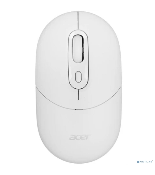 Мышь беспроводная Acer OMR301 белый, 1600 dpi, радиоканал, Bluetooth, USB, кнопки - 4